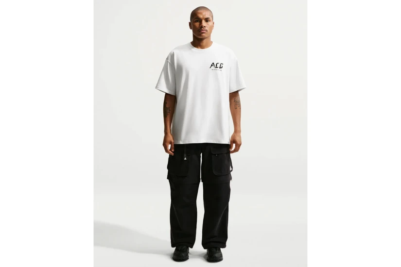 Nike ACG Dri-FIT Ανδρικό Κοντομάνικο T-Shirt Εκρού, Πορτοκαλί, Μαύρο