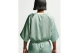 Nike Sportswear Oversized Satin Γυναικείο Κοντομάνικο T-Shirt Βεραμάν, Εκρού