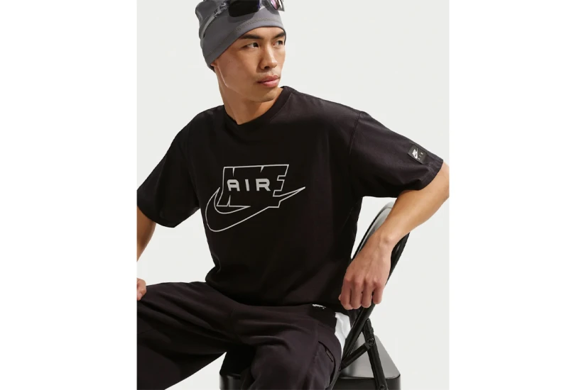 Nike Sportswear Ανδρικό Κοντομάνικο T-Shirt Μαύρο, Λευκό