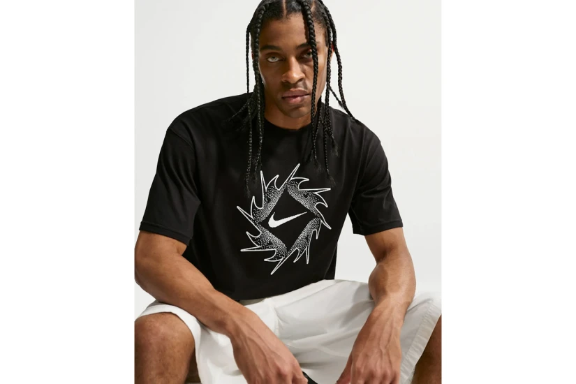 Nike Sportswear Ανδρικό Κοντομάνικο T-Shirt Μαύρο, Λευκό