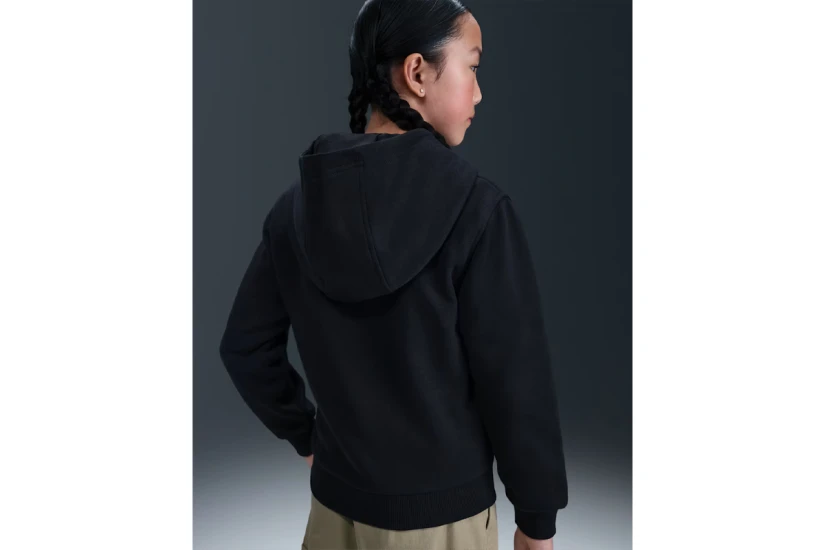 Nike Sportswear Club Fleece Παιδικό Φούτερ με Κουκούλα Μαύρο, Χρυσό