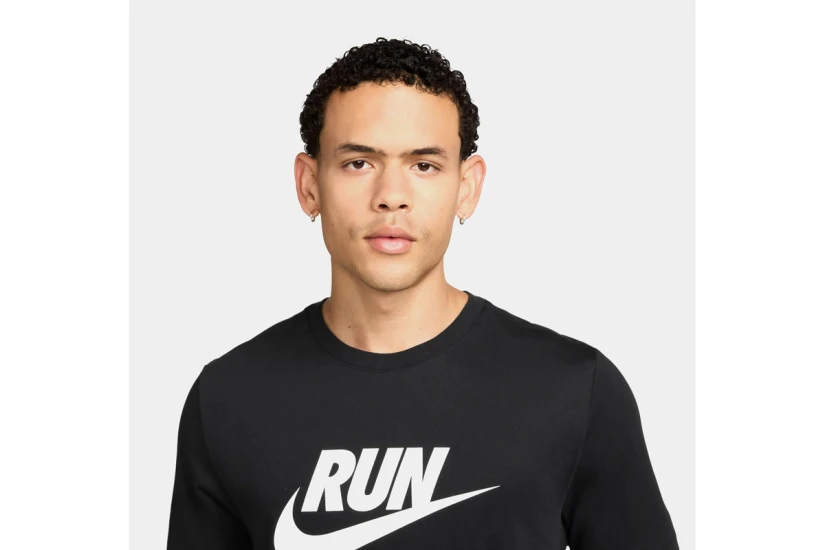 Nike Dri-FΙΤ Ανδρικό Κοντομάνικο T-Shirt Μαύρο, Λευκό
