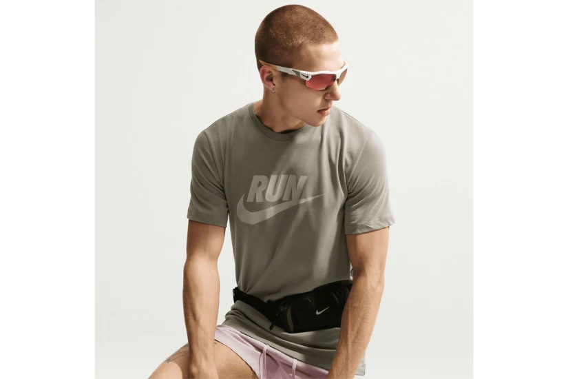Nike Dri-FΙΤ Ανδρικό Κοντομάνικο T-Shirt Χακί
