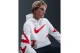 Nike Sportswear Club Fleece Ανδρικό Φούτερ με Κουκούλα Λευκό, Κόκκινο