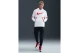 Nike Sportswear Club Fleece Ανδρικό Φούτερ με Κουκούλα Λευκό, Κόκκινο