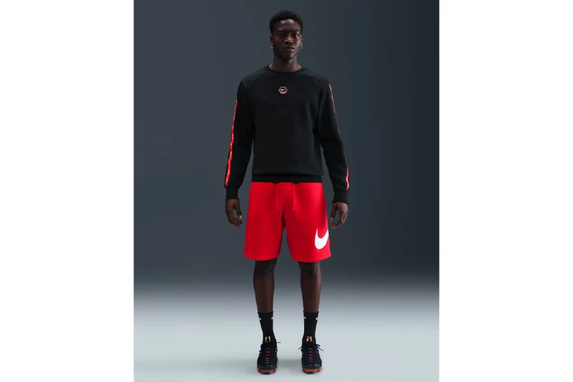 Nike Sportswear City Side Fleece Ανδρική Μακρυμάνικη Μπλούζα με Λαιμόκοψη