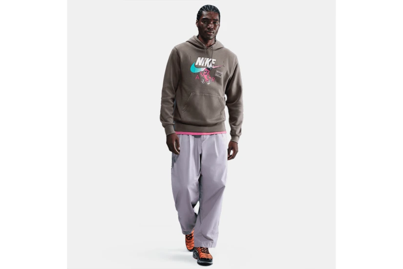 Nike Sportswear Club Ανδρικό Φούτερ Με Κουκούλα Πουρό
