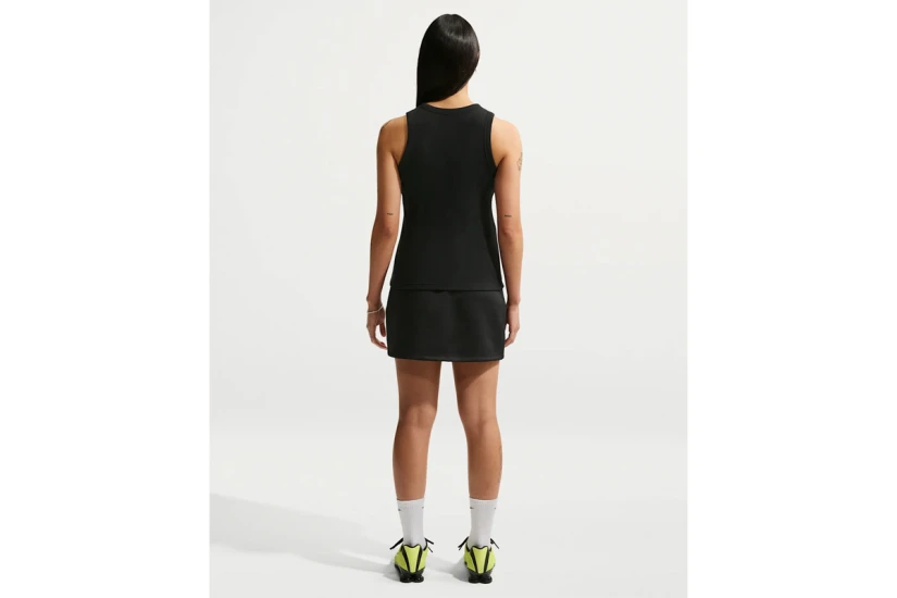 Nike Sportswear Tight Ribbed Γυναικεία Αμάνικη Μπλούζα Μαύρη