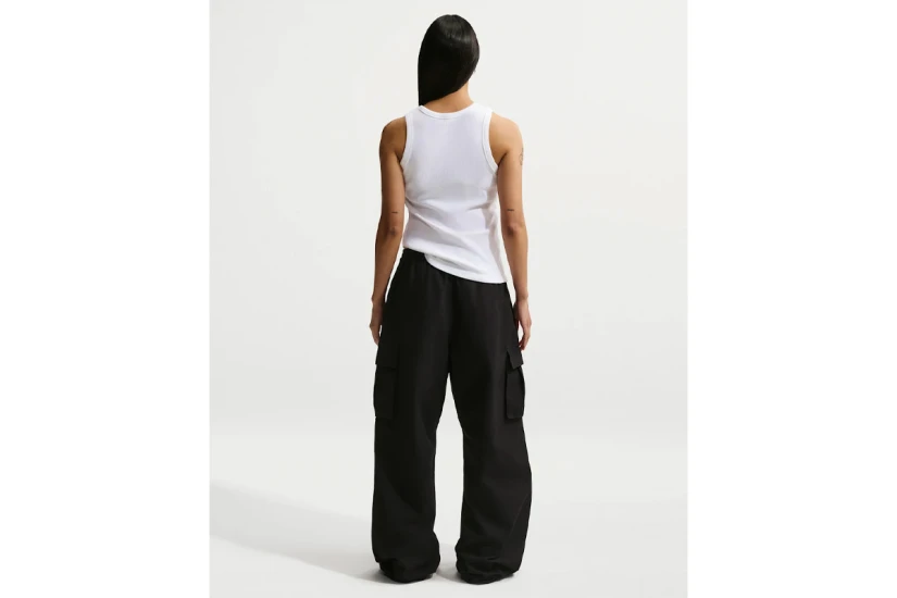 Nike Sportswear Tight Ribbed Γυναικεία Αμάνικη Μπλούζα Λευκή