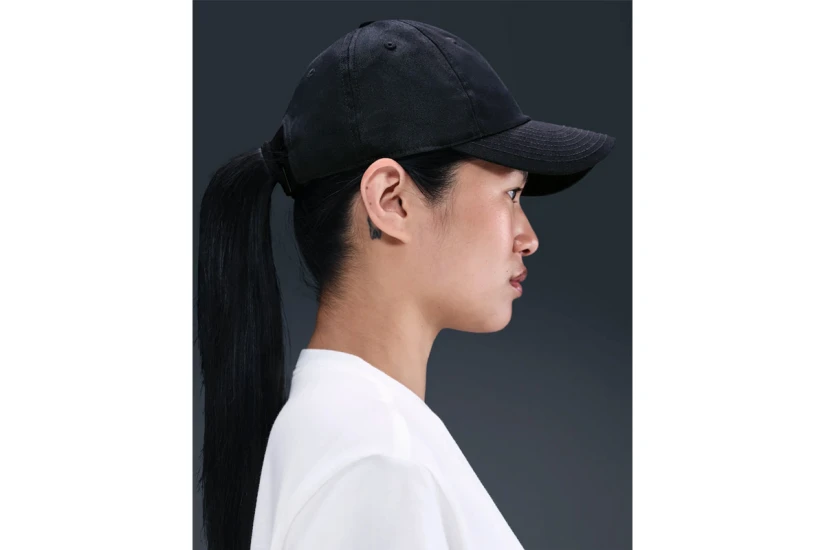 Nike Club Unstructured Cap Καπέλο Strapback Μαύρο, Λευκό