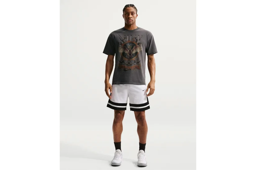 Nike Basketball Ανδρικό Κοντομάνικο T-Shirt Μαύρο