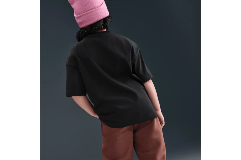 Nike Sportswear Oversized Παιδικό Κοντομάνικο T-Shirt Μαύρο