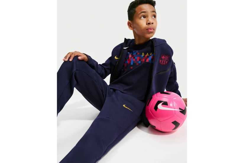 Nike FC Barcelona Παιδικό Παντελόνι Φόρμας Μπλε Σκούρο, Χρυσό, Κόκκινο