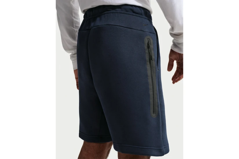 Nike Tech Fleece Ανδρική Αθλητική Βερμούδα Μπλε Σκούρο
