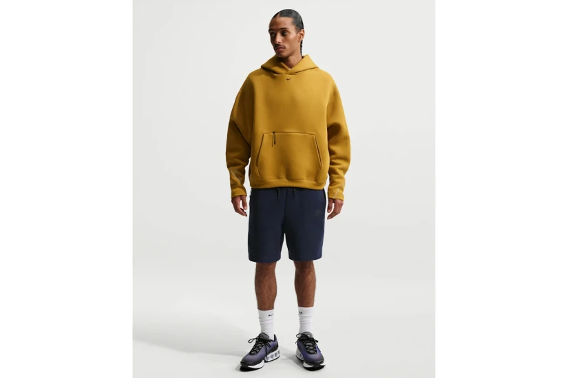 Nike Tech Fleece Ανδρική Αθλητική Βερμούδα Μπλε Σκούρο