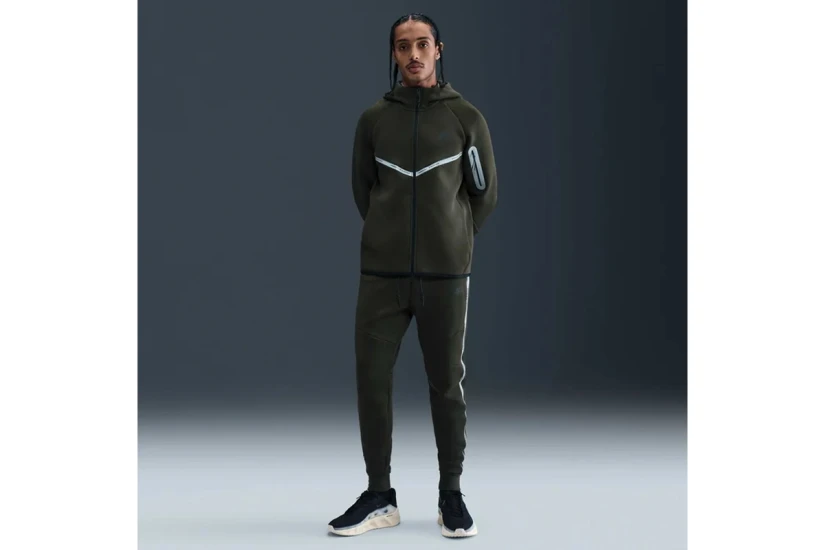 Nike Tech Fleece Windrunner Ανδρική Βαμβακερή Ζακέτα με Κουκούλα