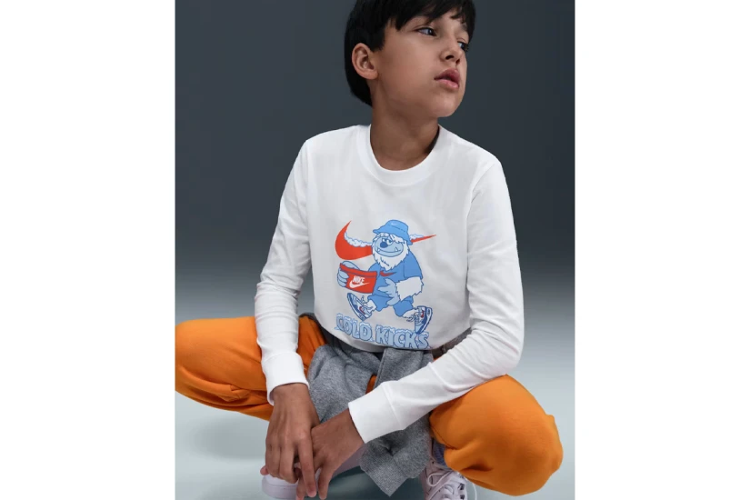 Nike Sportswear Παιδική Μακρυμάνικη Μπλούζα με Λαιμόκοψη