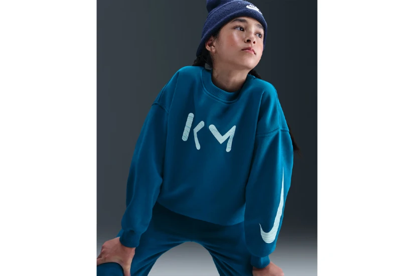 Nike Kylian Mbappe Club Fleece Παιδική Μακρυμάνικη Μπλούζα