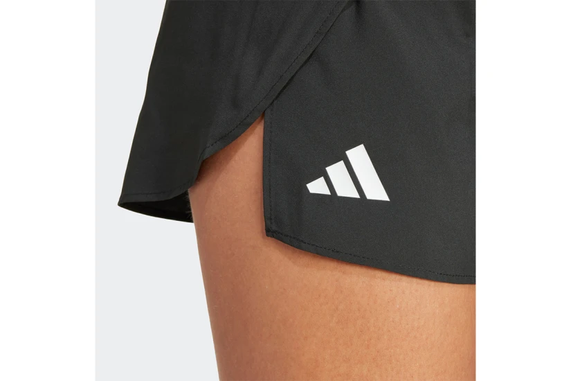 Adidas Adizero Essentials Running Split Γυναικείο Αθλητικό Σορτς Μαύρο