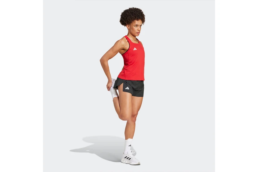 Adidas Adizero Essentials Running Split Γυναικείο Αθλητικό Σορτς Μαύρο