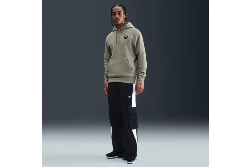 Nike Air Ανδρικό Φούτερ με Κουκούλα Λαδί