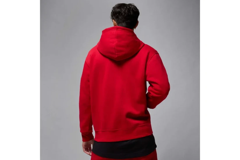 Jordan Jumpman Fleece Ανδρικό Φούτερ με Κουκούλα Κόκκινο