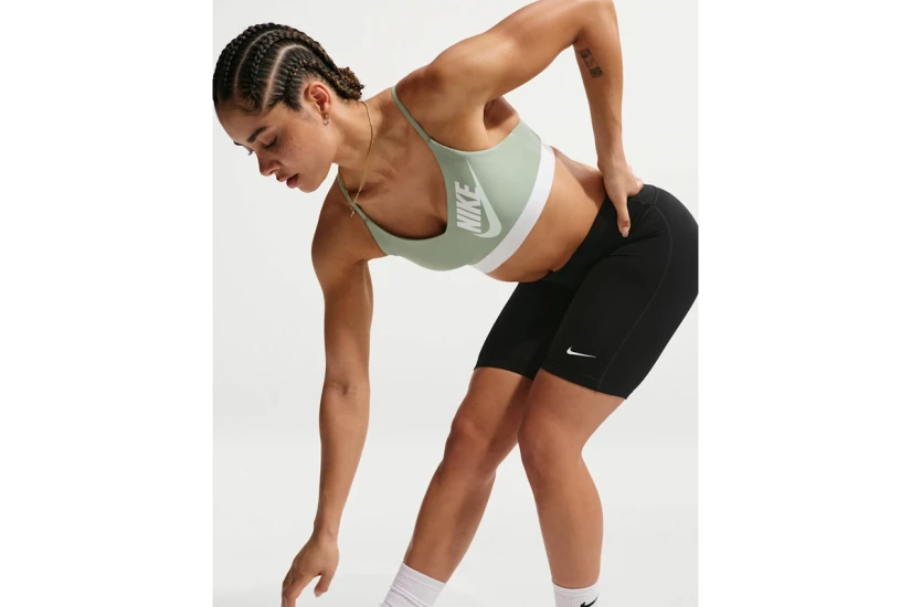 Nike Indy Sports Γυναικείο Μπουστάκι Φυστικί, Λευκό