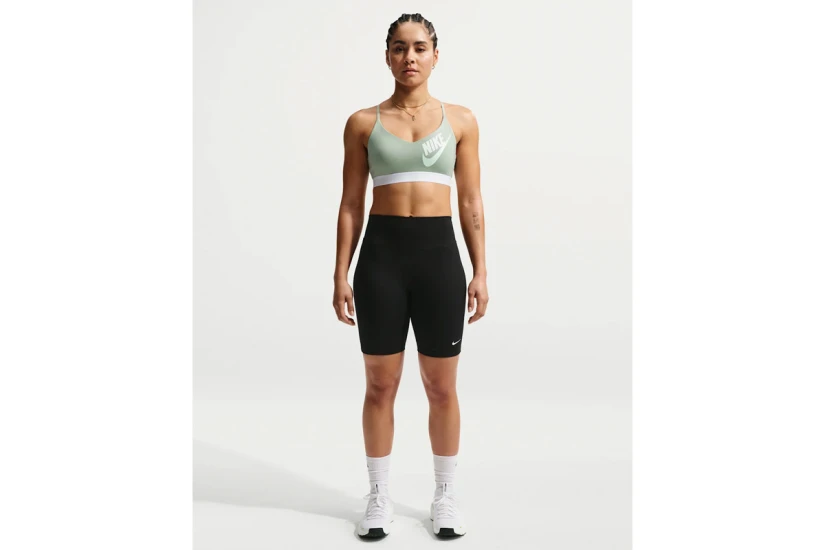 Nike Indy Sports Γυναικείο Μπουστάκι Φυστικί, Λευκό