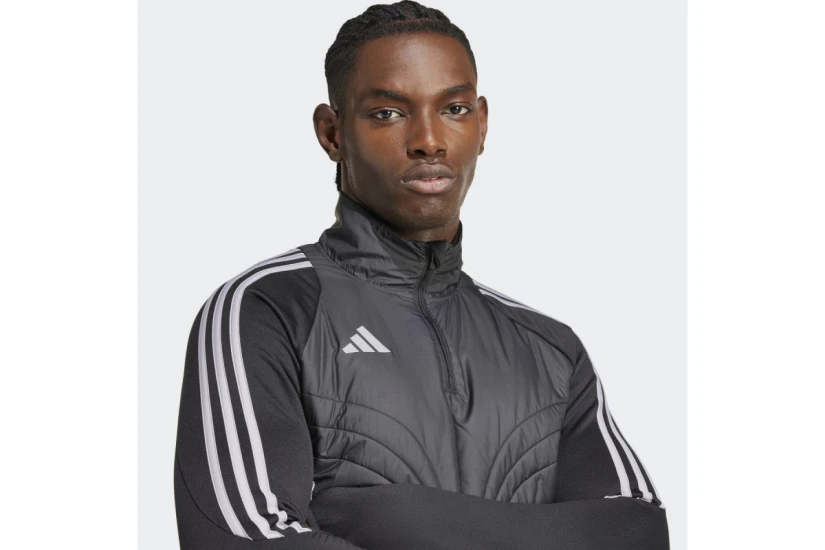 Adidas Tiro24 Winterized Μακρυμάνικη Μπλούζα Προπόνησης με Φερμουάρ