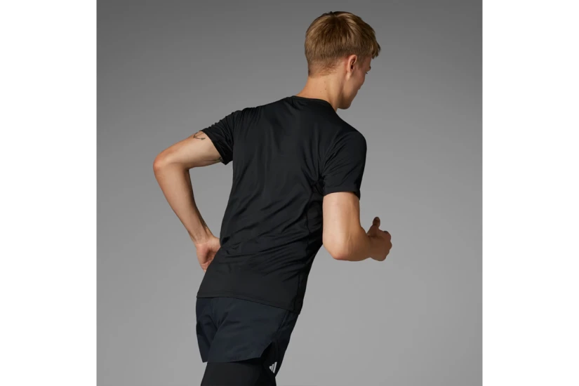 Adidas Performance Adizero Essentials Ανδρικό Κοντομάνικο T-Shirt Μαύρο