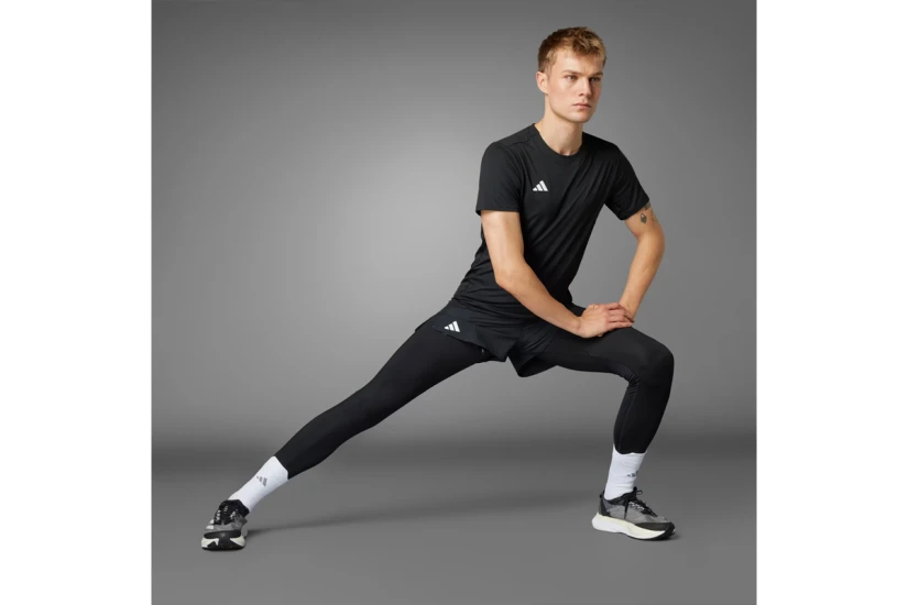 Adidas Performance Adizero Essentials Ανδρικό Κοντομάνικο T-Shirt Μαύρο