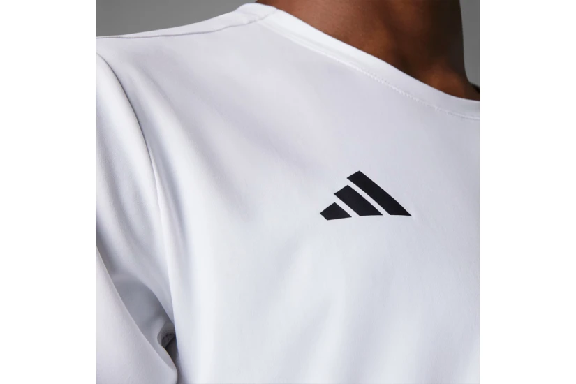 Adidas Performance Adizero Essentials Ανδρικό Κοντομάνικο T-Shirt Λευκό