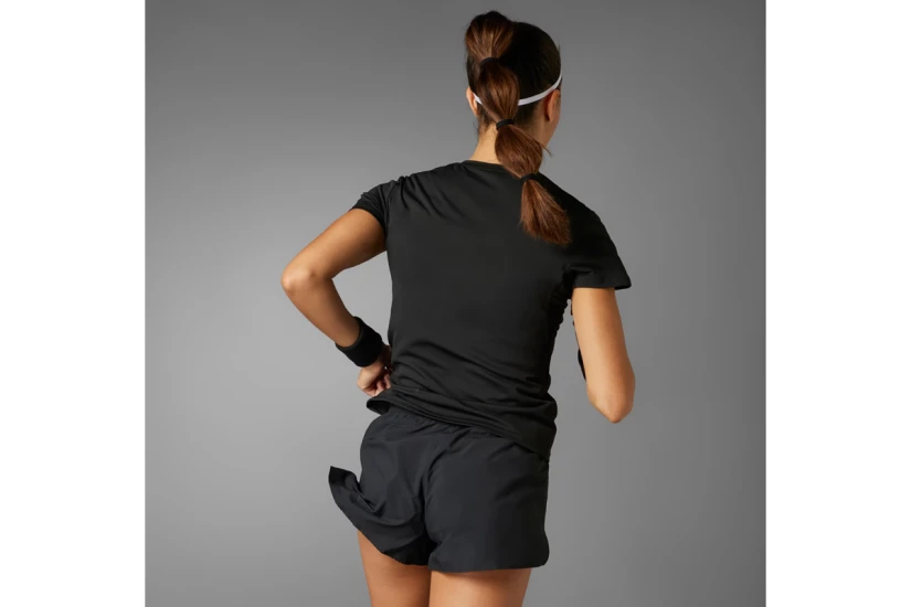 Adidas Performance Adizero Essentials Γυναικείο T-Shirt Μαύρο