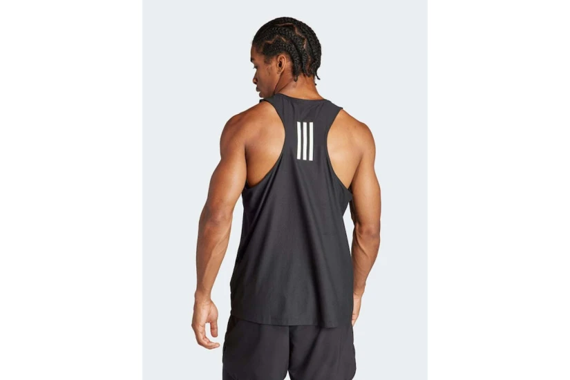 Adidas Performance Own The Run Ανδρική Αμάνικη Μπλούζα Μαύρη