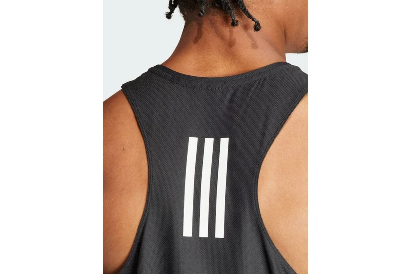 Adidas Performance Own The Run Ανδρική Αμάνικη Μπλούζα Μαύρη
