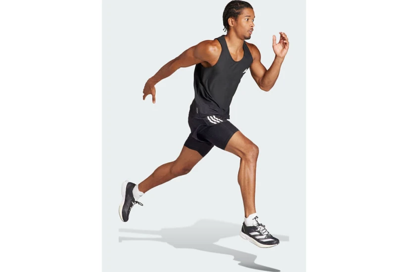 Adidas Performance Own The Run Ανδρική Αμάνικη Μπλούζα Μαύρη