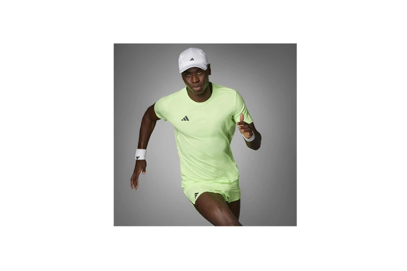 Adidas Performance Ανδρικό Κοντομάνικο Αθλητικό T-Shirt Λαχανί