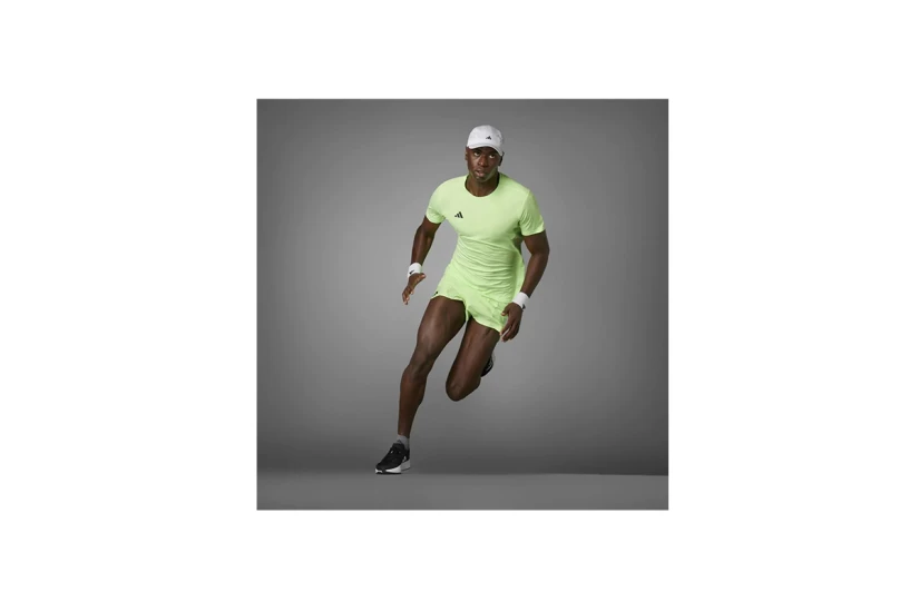 Adidas Performance Ανδρικό Κοντομάνικο Αθλητικό T-Shirt Λαχανί
