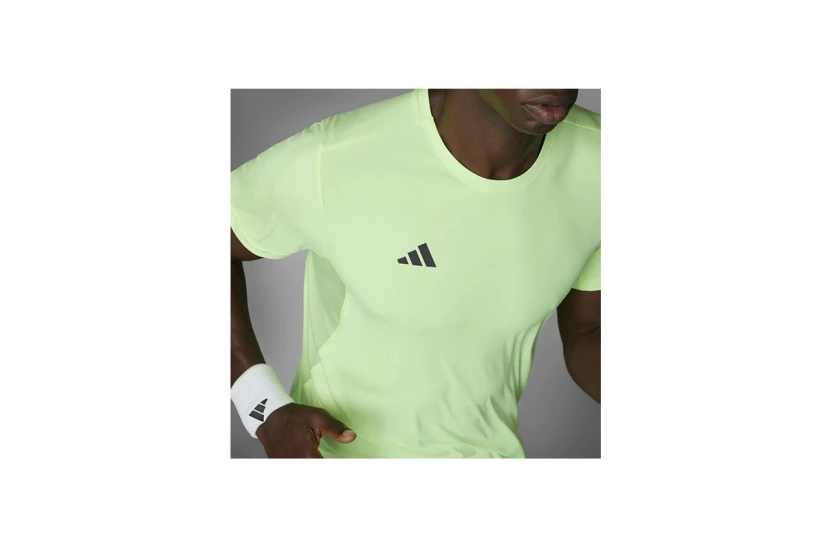 Adidas Performance Ανδρικό Κοντομάνικο Αθλητικό T-Shirt Λαχανί