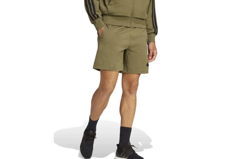 Adidas Performance Essentials Big Logo Single Jersey Ανδρικό Αθλητικό Σορτς Χακί