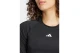 Adidas Performance Hyglam Γυναικείο Μακρυμάνικο Crop Top Μαύρο
