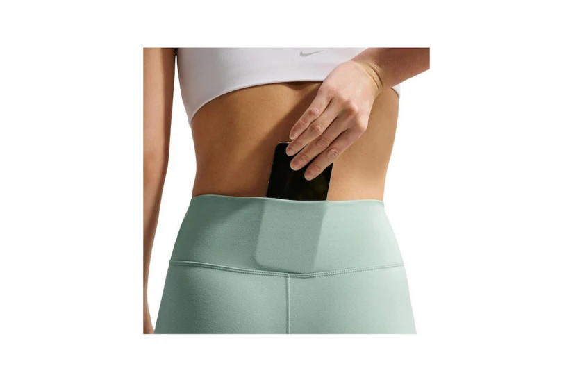 Nike One High-Waisted Γυναικείο Κοντό Κολάν Φυστικί