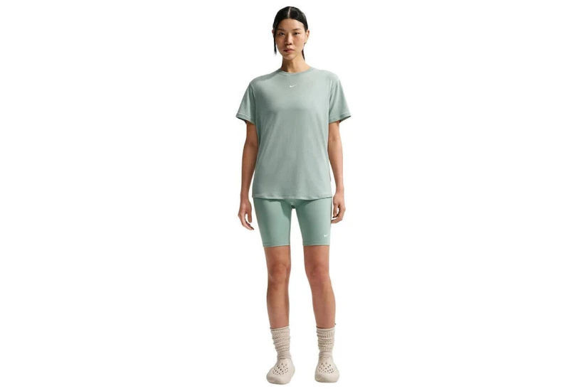 Nike One High-Waisted Γυναικείο Κοντό Κολάν Φυστικί
