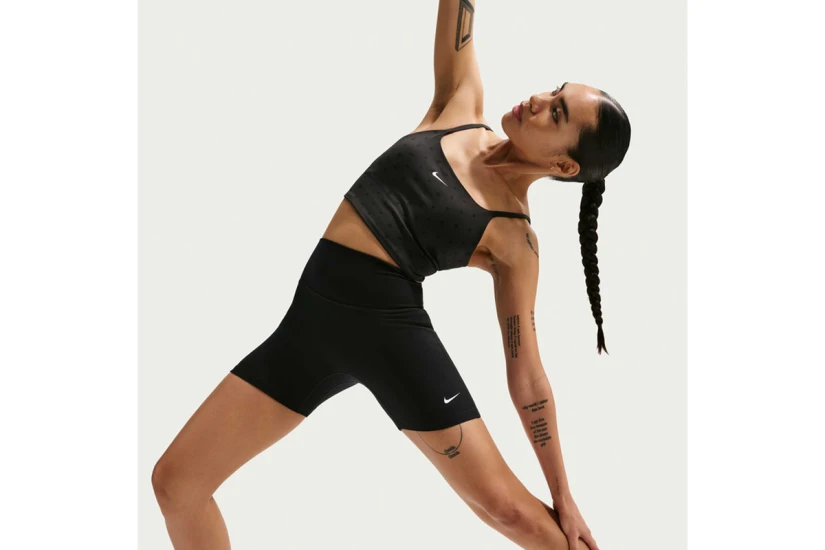 Nike One High-Waisted Γυναικείο Κοντό Κολάν Μαύρο