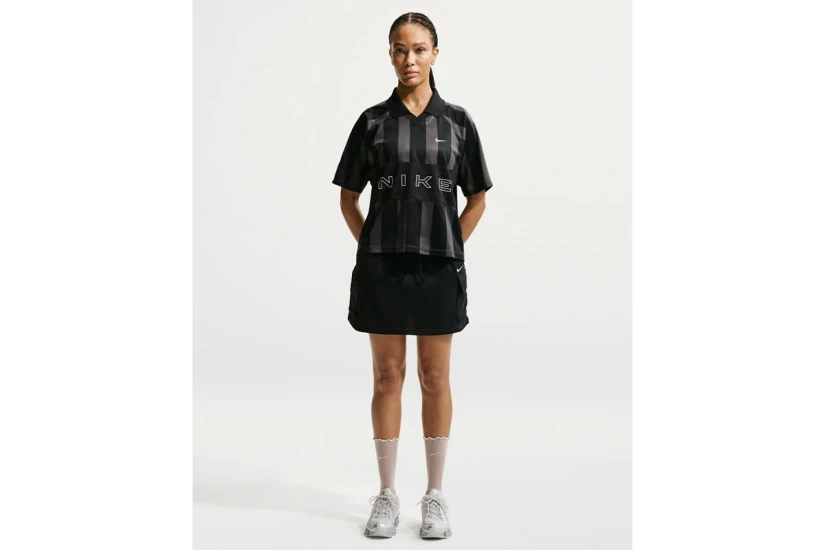 Nike Sportswear Oversized Jersey Γυναικείο Κοντομάνικο T-Shirt Μαύρο