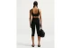 Nike One High-Waisted Γυναικείο Κολάν Κάπρι Μαύρο