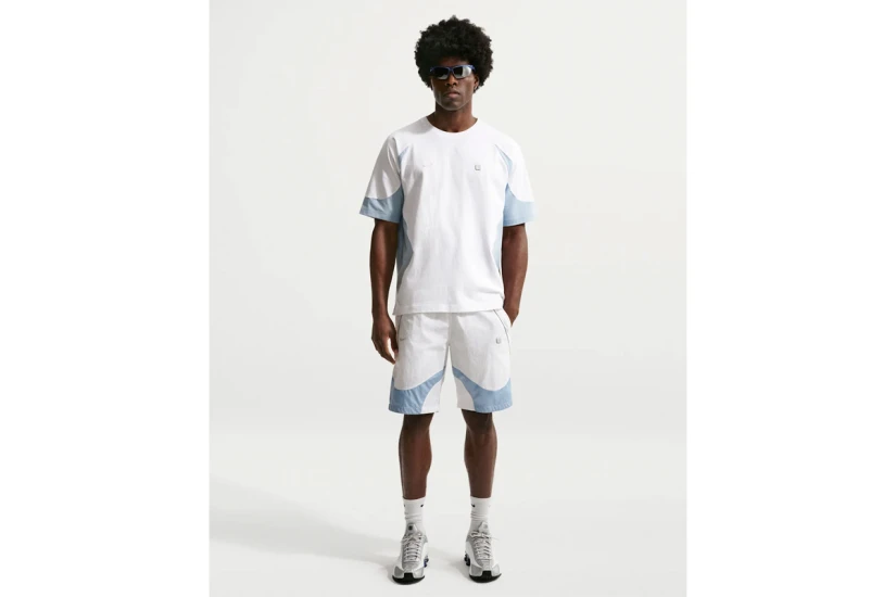 Nike Sportswear Ανδρική Βερμούδα Λευκή, Σιέλ