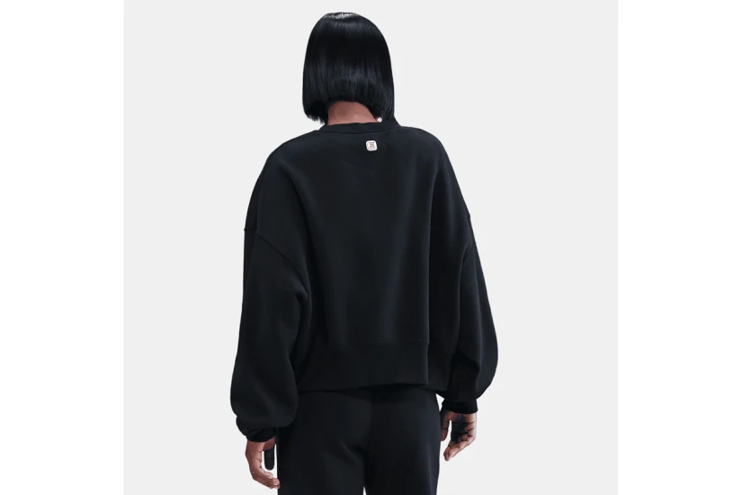 Nike Sportswear Phoenix Fleece Shox Γυναικείο Φούτερ Μαύρο
