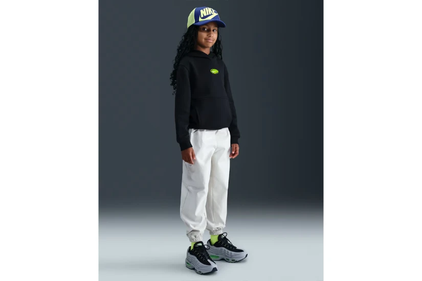 Nike Sportswear Club Fleece Παιδικό Φούτερ με Κουκούλα Μαύρο