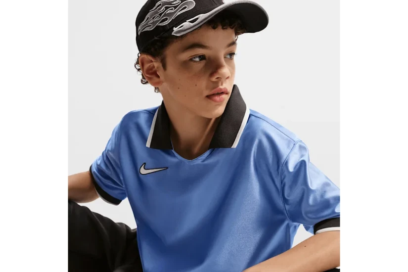 Nike Dri-FIT Energy Football Παιδικό Κοντομάνικο T-Shirt Μωβ, Μαύρο, Λευκό